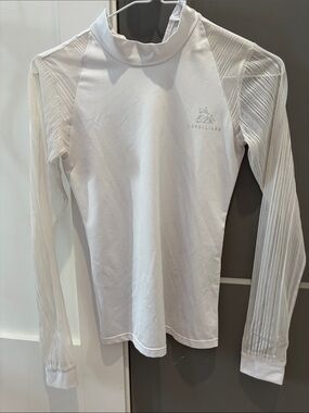 Women's White Long Sleeve Tee